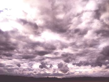 Low angle view of clouds in sky