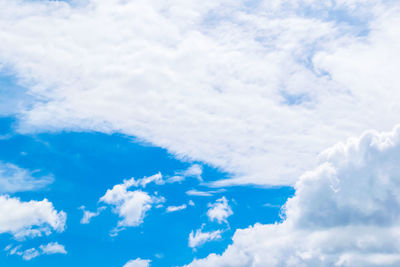 Low angle view of clouds in sky