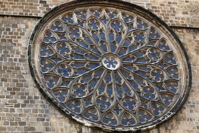 Close-up of architectural detail of temple