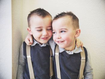 Portrait of smiling boy