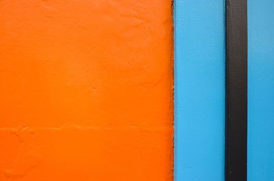 Full frame shot of orange wall