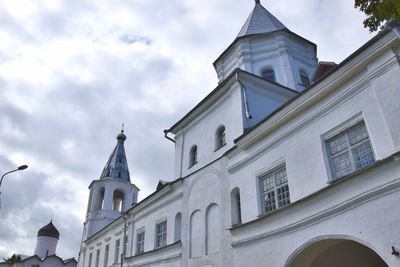 Low angle view of building against sky