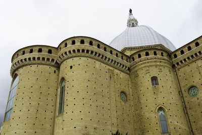 Low angle view of historical building against sky