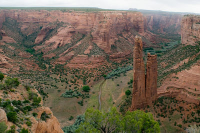 View of rock formations