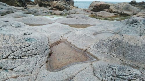 Rocks on rock formation