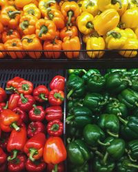 Vegetables for sale at market stall