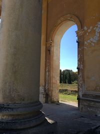 Old ruins against sky