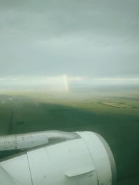 Aerial view of landscape against sky