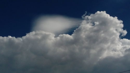 Low angle view of clouds in sky