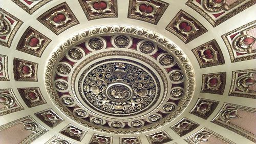 Low angle view of ceiling