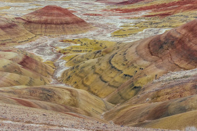 Full frame shot of rock formations