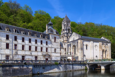 Benedictine abbey of brantome, which was founded in 769 by charlemagne, france