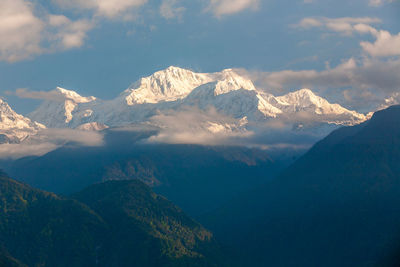 Kanchenjunga mountain view