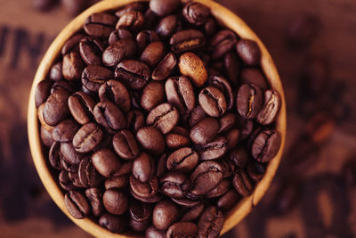 Close-up of coffee beans