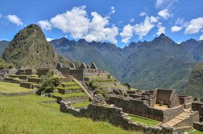 Panoramic view of castle against sky