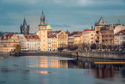 Buildings at waterfront