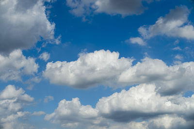 Low angle view of clouds in sky