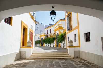 Colourful street in sevilla