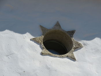 Low angle view of sand