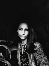 Portrait of beautiful young woman