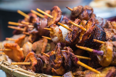 400 years old traditional street food market 