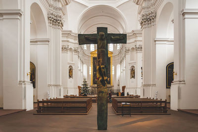 Interior of church