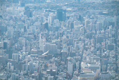 Aerial view of buildings in city