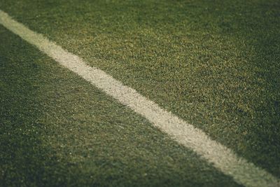 Full frame shot of soccer field