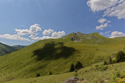 Scenic view of landscape against sky