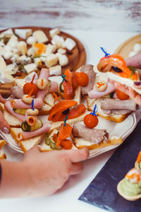 Close-up of vegetables on plate