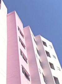 Low angle view of building against clear sky