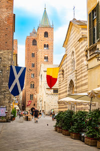 Low angle view of church