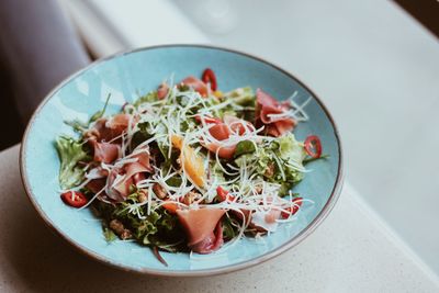 Close-up of food in plate