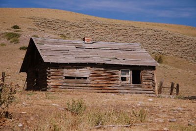 Old house in the field