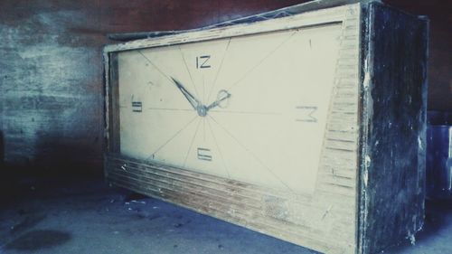 Close-up of clock