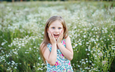 Portrait of a smiling girl