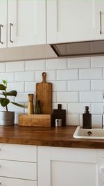 Utensils in bathroom