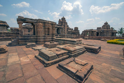 Old temple against sky