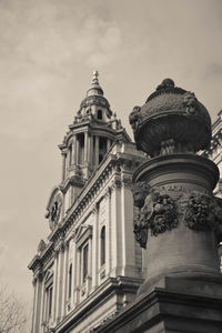 Low angle view of building against sky