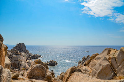 Panoramic view of sea against sky