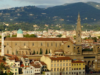 Buildings at piazzale michelangelo in city