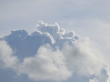 Low angle view of clouds in sky