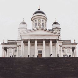 Low angle view of historical building
