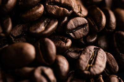 Detail shot of coffee beans