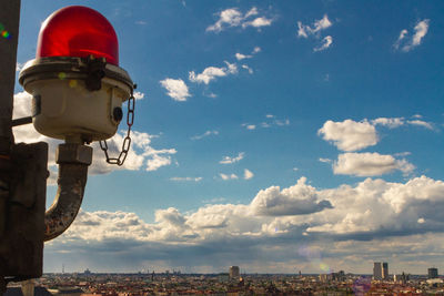 Low angle view of buildings against sky