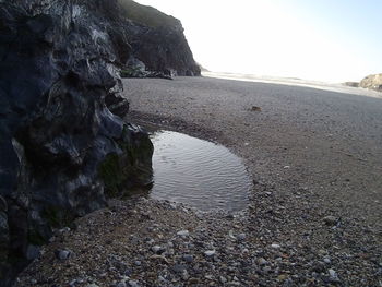 Rocks on beach