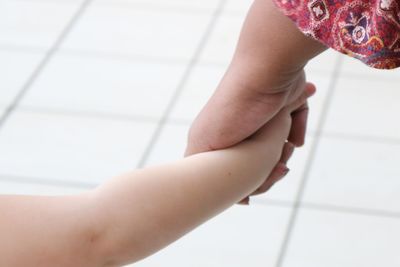 Low section of child legs
