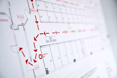 Self storage warehouse building plant emergency map