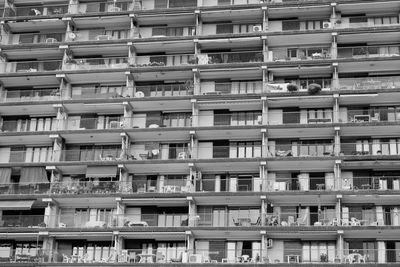 Full frame shot of apartment building