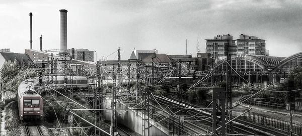 Industrial building against sky